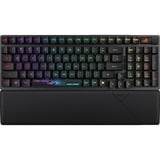 ASUS ROG STRIX SCOPE II 96 RX Wireless, gaming toetsenbord Zwart, US lay-out, ROG RX Red, 96%, RGB leds, Hot-swappable, PBT Double-shot, Bluetooth / 2.4GHz / USB 2.0