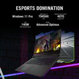 ASUS ROG Strix G17 G713PI-HX130W 17.3"  gaming laptop Grijs | R9 7940HX | RTX 4070 | 16 GB | 1 TB SSD