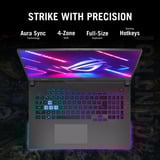 ASUS ROG Strix G17 G713PI-HX130W 17.3"  gaming laptop Grijs | R9 7940HX | RTX 4070 | 16 GB | 1 TB SSD