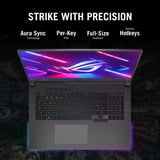 ASUS ROG Strix G17 G713PI-HX130W 17.3"  gaming laptop Grijs | R9 7940HX | RTX 4070 | 16 GB | 1 TB SSD