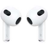 Apple AirPods (3e generatie) earbuds Wit, Incl. Lightning-oplaadcase, Bluetooth 5.0