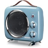 Ariete Vintage blauwe ventilatorkachel Blauw, 2000 Watt, verwarmen en koelen