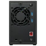 Asustor Drivestor 2 Gen2 (AS1202T) nas Zwart, LAN, USB