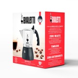 Bialetti New Brikka espressomachine Zilver/zwart, 2-kops