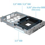 Chieftec BE-10B-300, 300W mini tower behuizing Zwart | 4x USB-A