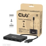 Club 3D DisplayPort splitter Zwart