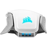 Corsair M65 RGB ULTRA WIRELESS gaming muis Wit/lichtgrijs, 26,000 DPI, USB | 2,4 GHz | Bluetooth