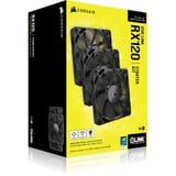 Corsair iCUE LINK RX120 Starterskit case fan Zwart, 4-pin PWM
