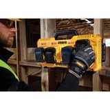 DEWALT 4-poort snellader oplader Geel/zwart