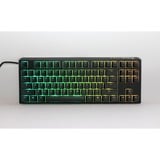 Ducky One 3 Classic TKL RGB mechanisch toetsenbord Zwart, US lay-out (QWERTY), Cherry MX Red, 80% (TKL)	, RGB leds, Double-shot PBT, Hot-swappable, QUACK Mechanics