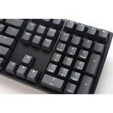 Ducky Origin Phantom Black, toetsenbord Zwart, US lay-out, Cherry MX Blue, hot swap, PBT Double-Shot Keycaps