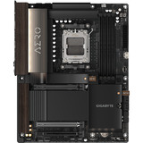 GIGABYTE X870E AERO X3D DARK WOOD socket AM5 moederbord Zwart/houtkleur, RAID, 2x 5 Gb-LAN, Wi-Fi 7, BT, Sound, ATX