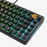 Glorious GMBK 75% RGB mechanisch gaming toetsenbord Zwart, US lay-out (QWERTY), Membraan, 75%, RGB