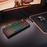 Glorious GMBK 75% RGB mechanisch gaming toetsenbord Zwart, US lay-out (QWERTY), Membraan, 75%, RGB