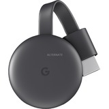 Google Chromecast III streaming client Zwart, WLAN, HDMI, USB