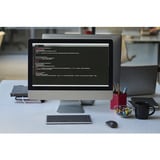 Kensington KB435 EQ Rechargeable Multi-Device Compact Keyboard Grijs, US-International lay-out (QWERTY), Scissor switches, 80% (TKL), USB, 2,4 GHz, Bluetooth 5.4