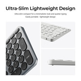 Keychron B4 Pro-K1 toetsenbord Grijs, US lay-out (QWERTY), Scissor switches, 96%, ABS keycaps, 2.4 GHz | Bluetooth | USB