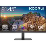 Koorui E2212F 21.45" monitor Zwart, 100 Hz, HDMI, VGA, AMD Free-Sync