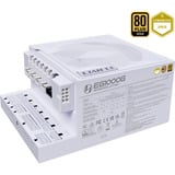 Lian Li EDGE GOLD modulaire 1000 watt voeding  Wit, 1x 12V-2x6, 4x PCIe, 4x USB-header hub