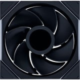 Lian Li UNI FAN TL140 LCD Reverse Blade Wireless Single Pack case fan Zwart, 4-pin PWM + 1x 9-pin USB