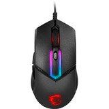 MSI Clutch GM30 gaming muis Zwart, 400 - 6200 dpi, RGB leds