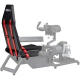 Next Level Racing Flight Simulator Seat Only gamestoel Zwart/rood