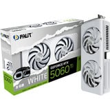 Palit GeForce RTX 5060 Ti OC WHITE 8GB grafische kaart Wit, DLSS 4, 3x DisplayPort, 1x HDMI 2.1