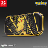 PowerA Dunne beschermhoes voor Nintendo Switch 2 - Pikachu-storm tas Zwart/geel