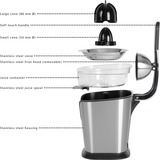ProfiCook PC-ZP 1154 citruspers Roestvrij staal/zwart