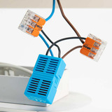 Shelly 2L Gen3 slimme 2-kanaals schakelaar Blauw