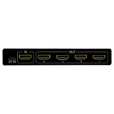 SilverStone HS14 4K HDMI2.0 Splitter  hdmi splitter Grijs/zwart