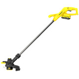 Stanley FATMAX V20 18V 25 cm grastrimmer Zwart/geel, Accu en oplader inbegrepen