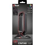 Trust GXT 265 Cintar RGB Headset Stand standaard Zwart