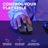 Trust GXT 931 Ybar Draadloze gamingmuis Zwart, 200 - 7.200 dpi, 2.4GHz / Bluetooth / USB