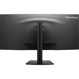 ViewSonic VA3420C UWQHD Curved Monitor met USB-C Hub 34" UltraWide Zwart, 1x DisplayPort, 2x HDMI, 1x USB-C, 2x USB-A, 120 Hz