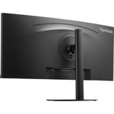 ViewSonic VA3420C UWQHD Curved Monitor met USB-C Hub 34" UltraWide  Zwart, 2x HDMI, 1x DisplayPort, USB-C, USB-B, USB-A, 120 Hz, 1900R
