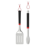 Weber Barbecuetang- en spatelset grillbestek 