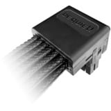 be quiet! 12V-2x6 / 12VHPWR 90° PCI-E Reversed kabel Zwart, 0,7 meter