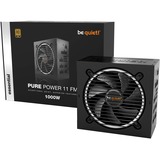 be quiet! Pure Power 11 FM 1000W voeding Zwart, 6x PCIe, Full Kabelmanagement
