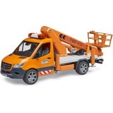 bruder Mercedes Benz Sprinter met werkplatform en licht en geluid Modelvoertuig 02679