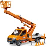 bruder Mercedes Benz Sprinter met werkplatform en licht en geluid Modelvoertuig 02679