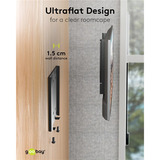 goobay TV Wall Mount Caravan FIXED (S), 13 to 27 inch wandmontage  Zwart