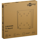 goobay TV Wall Mount Caravan FIXED (S), 13 to 27 inch wandmontage  Zwart
