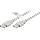 goobay USB-A 2.0 kabel Grijs, 2 meter