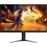 AOC Q27G4ZD QD‑OLED 27" gaming monitor Zwart/rood, 1x HDMI, 1x DisplayPort, USB-A, USB-B, 240 Hz