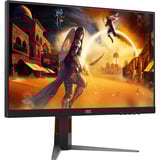 AOC Q27G4ZD QD‑OLED 27" gaming monitor Zwart/rood, 1x HDMI, 1x DisplayPort, USB-A, USB-B, 240 Hz