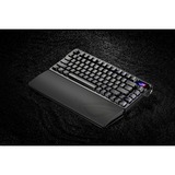 ASUS ROG Azoth Extreme RGB mechanisch gaming toetsenbord Zwart, US lay-out (QWERTY), ROG NX Snow, 75%, RGB leds, 75%, Hot-swappable, PBT Double-shot, Bluetooth / 2.4GHz / USB 2.0