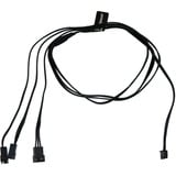 Alphacool Digital RGB LED Y-kabel 3-weg met JST male connector Zwart, 60cm