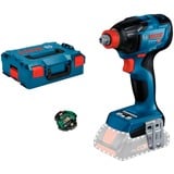 Bosch Slagmoersleutel GDX 18V-210 C Professional solo, 18Volt Blauw/zwart, Bluetooth module, Accu en oplader niet inbegrepen, in L-BOXX