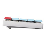 CHERRY MX-LP 2.1 Compact Wireless, toetsenbord Wit, US lay-out, Cherry MX Low Profile Speed, 65%, RGB, ABS Keycaps, 2.4 GHz | Bluetooth 5.2 | USB-C